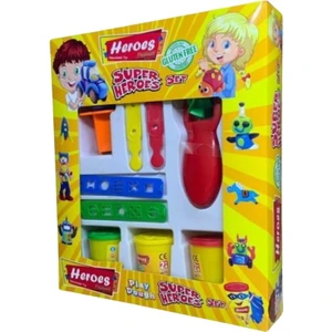 Oyun Hamur Seti Glutensiz 9 Parça Heroes Oyun Hamur Seti 9 Parça