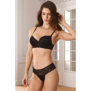Pıerre Cardın 4790 Lyon Dantelli Push Up Sütyen Takım Destekli