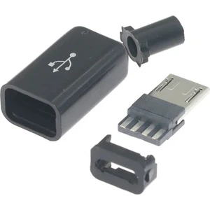 Rob Ada  Mikro USB 5 Pin Konnektör Plastik Kapaklı Soket