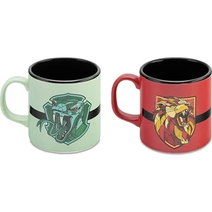 Harry Potter Gryffindor Logo Mug ve Slytherin Logo Mug