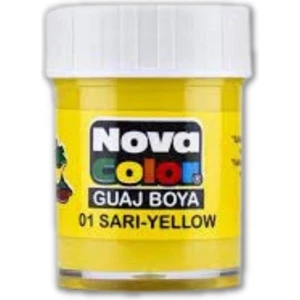 Sarı Guaj Boya 25 ml 1 Adet Nova Color Su Bazlı 25 ml Guaj Boya Sarı 1 Adet