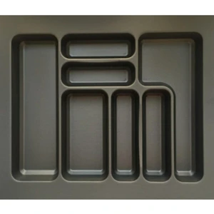 Almital 55x49 cm. Antrasit Çekmece İçi Kaşıklık 50x40 cm e kadar kesilebilir