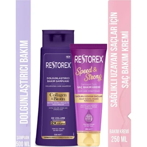 Speed Strong Saç Kremi 250 ml & Collagen&biotin 3D Şampuan 500 ml