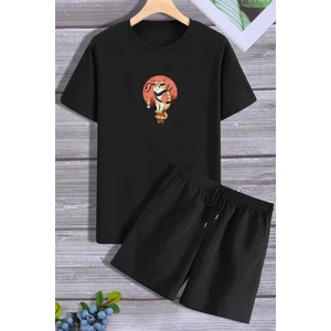Anime Şort T-Shirt Eşofman Takımı