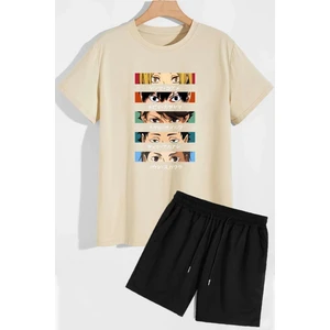 Anime Şort T-Shirt Eşofman Takımı