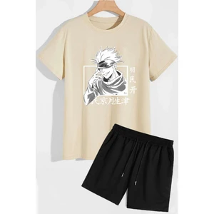 Anime Şort T-Shirt Eşofman Takımı