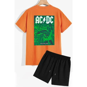 Acdc Şort T-Shirt Eşofman Takımı