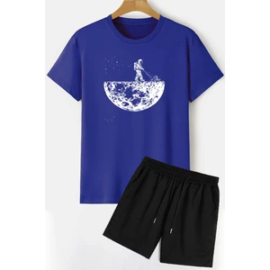 Uzay Temalı Şort T-Shirt Eşofman Takımı