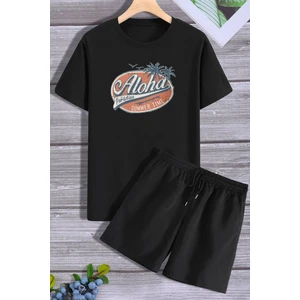 Aloha Şort T-Shirt Eşofman Takımı