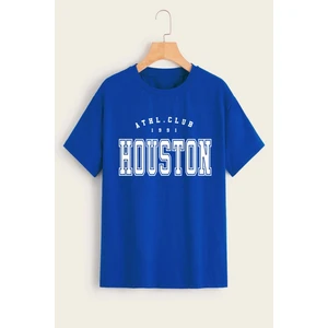 Houston Baskılı Unisex T-Shirt