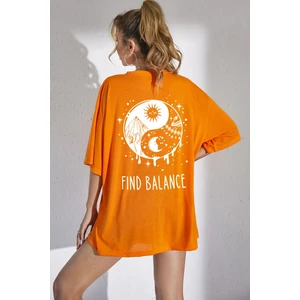 Yingyang Baskılı Tshirt
