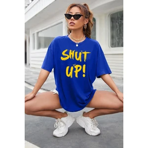 Shut Up Baskılı Tasarım Tshirt