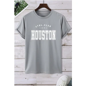 Houston Baskılı Unisex T-Shirt