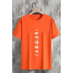 Ayın Evreleri Baskılı Tshirt