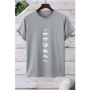 Ayın Evreleri Baskılı Tshirt