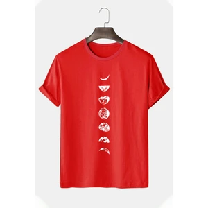 Ayın Evreleri Baskılı Tshirt