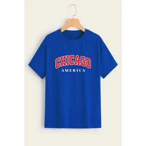 Chicago America Baskılı Tshirt
