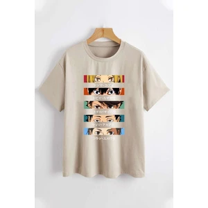 Anime Modası Baskılı Tshirt