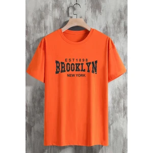 Unisex Brooklyn Baskılı Tshirt