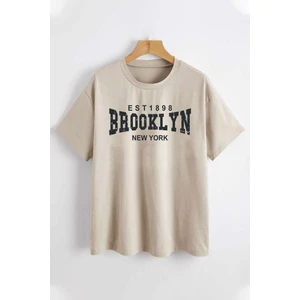 Unisex Brooklyn Baskılı Tshirt
