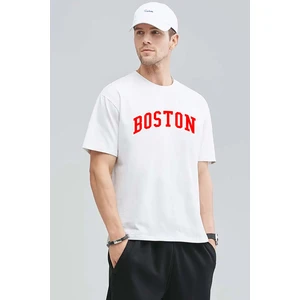 Boston Baskılı Tasarım Tshirt