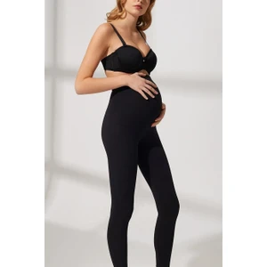 Kadın Siyah Maternity Tayt