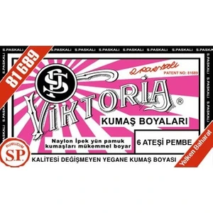 06 Ateşi Pembe Toz Kumaş Boyası