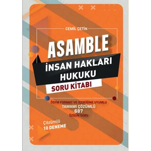 Temsil Kitap Asamble Insan Hakları Hukuku Soru Kitabı