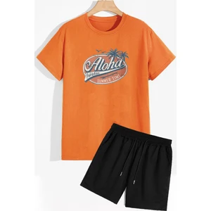 Aloha Şort T-Shirt Eşofman Takımı