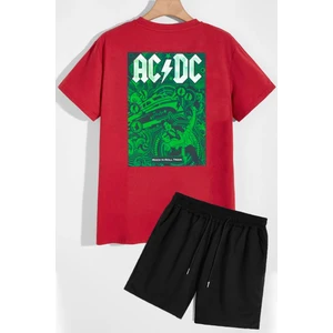 Acdc Şort T-Shirt Eşofman Takımı