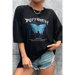 Kelebek Baskılı Tasarım Tshirt
