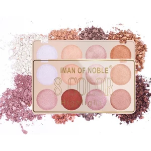 Iman Of Noble Mujgan 8 Renkli Sedefli Highlighter Far Paleti 843D