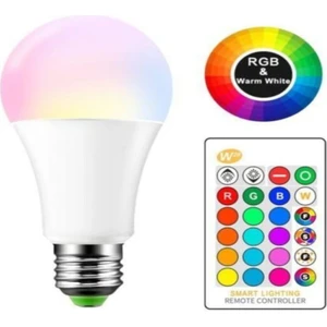 Rgb LED Ampül Lamba