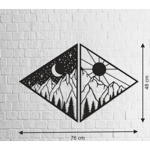 Unt Moon And Sun  Dekoratif Ahşap  Tablo, Duvar Dekoru