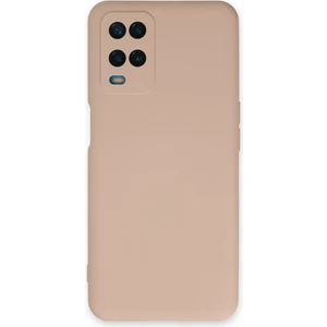 Kzy Oppo A54 4g Kapak Içi Kadife Kamera Korumalı Lansman Silikon Kılıf - Pudra