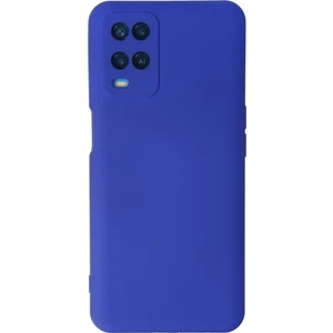 Caseart Oppo A54 4g Kapak Içi Kadife Kamera Korumalı Lansman Silikon Kılıf - Koyu Mavi
