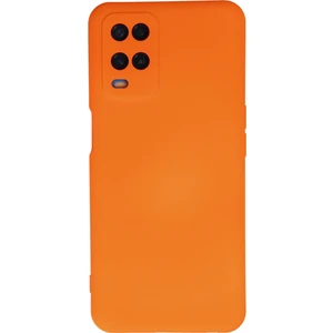 Caseart Oppo A54 4g Kapak Içi Kadife Kamera Korumalı Lansman Silikon Kılıf - Turuncu