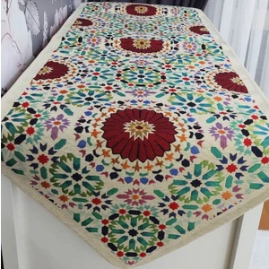 Körfez Kırlent Goblen Dokuma Kumaş Dekoratif Runner 40 x 140 Cm