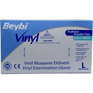 Vinill Eldiven Pudrasız Large