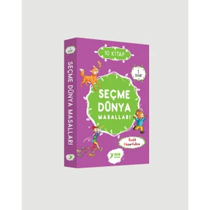 Yuva Yayınları Seçme Dünya Masalları Renkli Heceli 1.Sınıf 10 Kitap