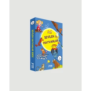 Sevilen Hayvanlar Serisi Düz Yazılı 10 Kitap 1.Sınıf