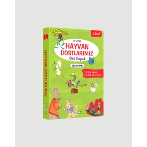 Pinokyo Yayınları Hayvan Dostlarımız 5 Heceli 5 Düz 1.Sınıf 10 Kitap