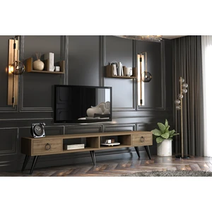 Lucina Tv Ünitesi 2 Raflı Ceviz 180 cm