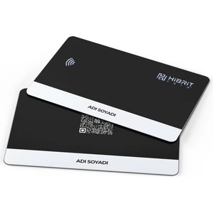 Yeni Nesil Standart Tasarım Dijital Kartvizit Hibrit Card