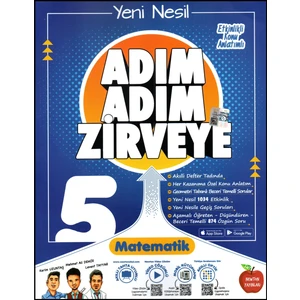Newton Yayınları 5. Sınıf Matematik Adım Adım Zirveye Soru Bankası (Ciltli)