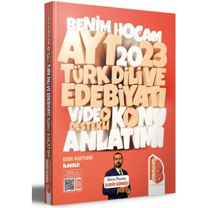 Benim Hocam Yayınları 2023 AYT Türk Dili ve Edebiyatı Video Destekli