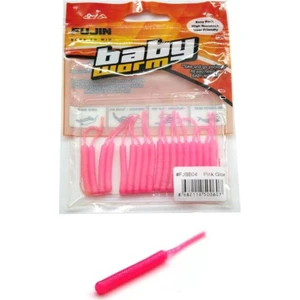 Baby Worm 5.2 cm Floating Lrf Silikonu Pink Glow