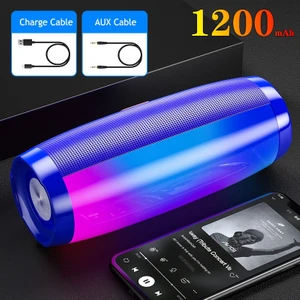 Shenzhen Xin Xin Taşınabilir Hoparlörler Bluetooth Sütunu Kablosuz Bluetooth Hoparlör Güçlü Yüksek Boombox Açık Bass Hıfı Tf Fm Radyo, LED Işıklı (Yurt Dışından)