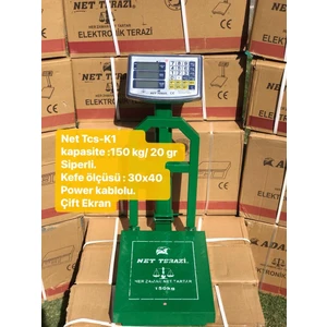 Net Terazi Net 150 kg Siperli Terazi Net Tcs-K1