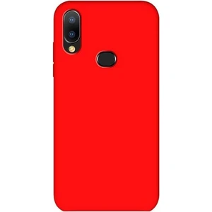 Huawei Y6P MED-LX9N Kılıf Lansman Silikon Mat Yüzey Içi Kadife Kapak Tpu